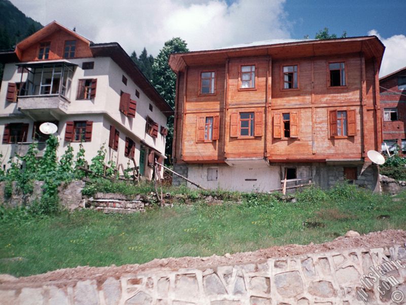 View of Ayder high plateau and spa located in Rize city of Turkey.
