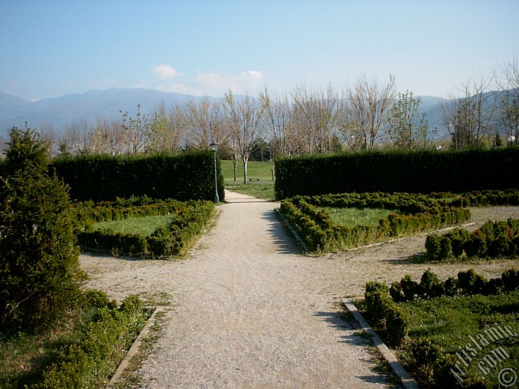 View of Botanical Park in Bursa city of Turkey.
